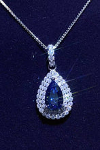 Load image into Gallery viewer, 2 Carat Moissanite Teardrop Pendant Necklace