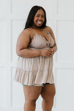 Load image into Gallery viewer, Zenana Cross My Heart Full Size Lace Cami in Ash Mocha