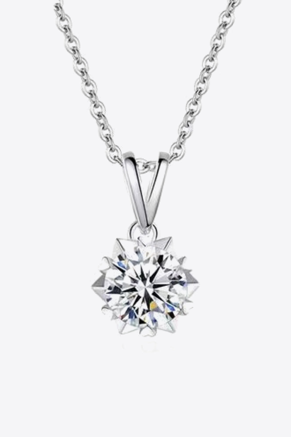 So Right 2 Carat Moissanite Pendant Necklace