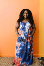 Load image into Gallery viewer, Coral Reef Tie Dye Maxi