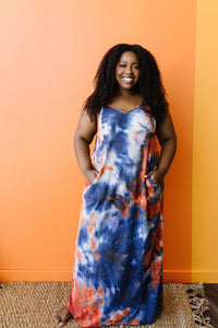 Coral Reef Tie Dye Maxi