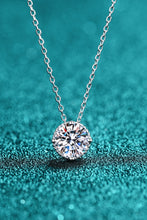 Load image into Gallery viewer, 1 Carat Moissanite Round Pendant Necklace