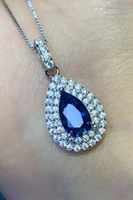 Load image into Gallery viewer, 2 Carat Moissanite Teardrop Pendant Necklace