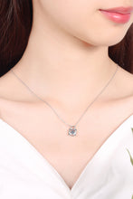 Load image into Gallery viewer, Moissanite Lock Pendant Necklace