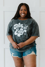 Load image into Gallery viewer, Sew In Love Take It Easy Full Size Run Graphic Tee