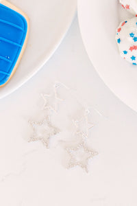 Glimmering Star Earrings