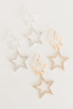 Load image into Gallery viewer, Glimmering Star Earrings