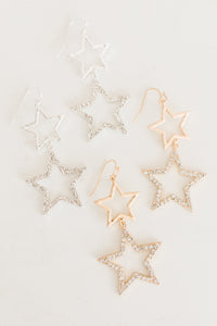 Glimmering Star Earrings